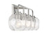 Baldwin 4-Light Bathroom Vanity Light in Matte Black