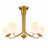 Flavie Mid-Century Modern Semi Flush Mount Globe Ceiling Light
