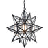 Bobbio Brass Moravian Star Flush Mount Ceiling Light, 13-Inch