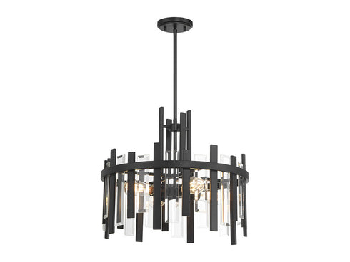 Guillford 4-Light Pendant in Matte Black