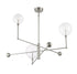 3-Light Chandelier in English Bronze