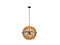 Ventura 10-Light Pendant in Matte Black and Gold