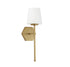 Conover 1-Light Wall Sconce in Satin Nickel