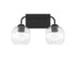 Baldwin 2-Light Bathroom Vanity Light in Satin Nickel
