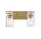 Baxter 2-Light Bathroom Vanity Light in Warm Brass