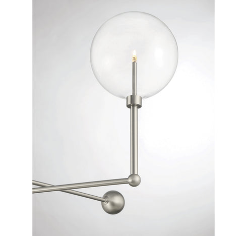 3-Light Chandelier in English Bronze