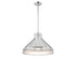 Seagram 3-Light Pendant in Polished Nickel