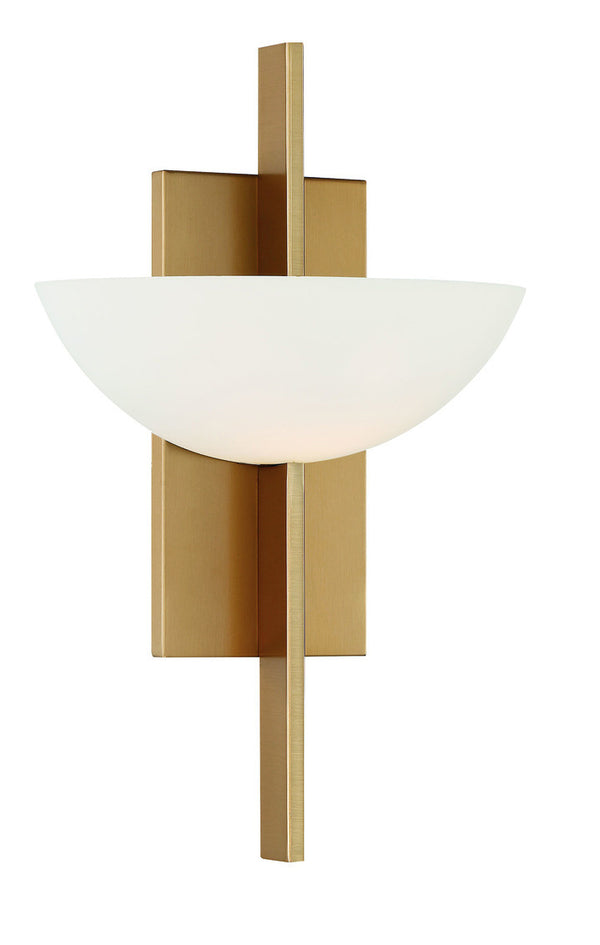 Fallon 1-Light Wall Sconce in Warm Brass