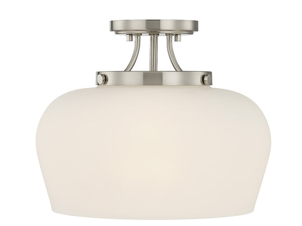 Octave 3-Light Ceiling Light in Satin Nickel