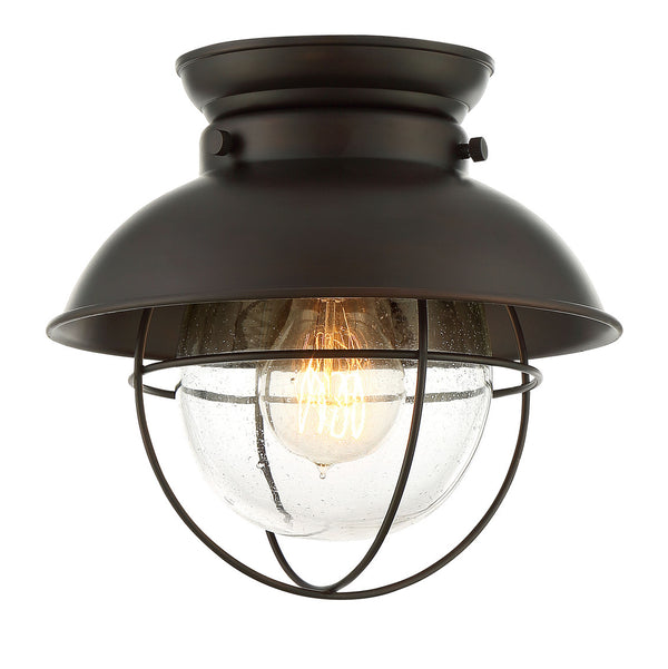 1-Light Ceiling Light in Oil Rubbed Bronze