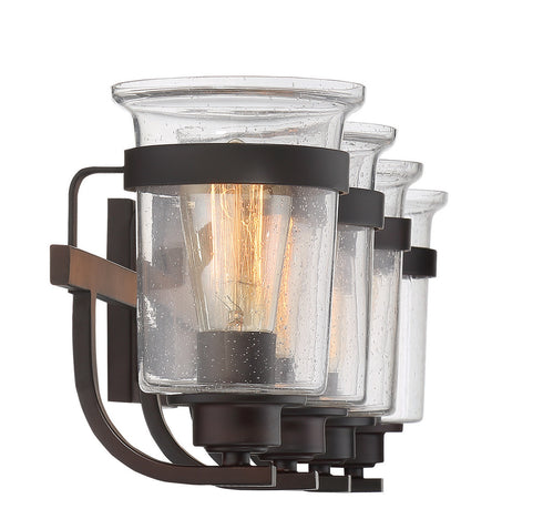 Goodwin 4-Light Bathroom Vanity Light in English Bronze