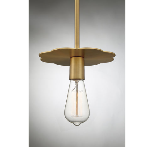 1-Light Mini Pendant in Polished Nickel