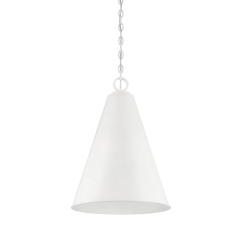 1-Light Pendant in Navy Blue