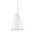 1-Light Pendant in Navy Blue