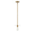 1-Light Mini Pendant in Polished Nickel