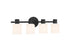 Strand 4-Light Bathroom Vanity Light in Matte Black
