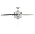 52" 3-Light Ceiling Fan in Brushed Nickel