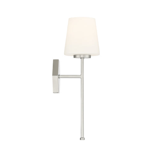 Conover 1-Light Wall Sconce in Satin Nickel