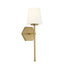 Conover 1-Light Wall Sconce in Satin Nickel