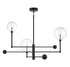 3-Light Chandelier in English Bronze