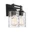 Baxter 2-Light Bathroom Vanity Light in Warm Brass