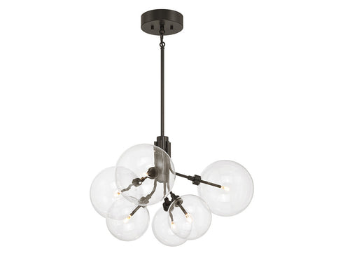 6-Light Chandelier in Oil Rubbed Bronze