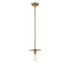 1-Light Mini Pendant in Polished Nickel