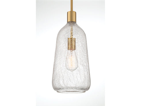Adair 1-Light Pendant in Polished Nickel