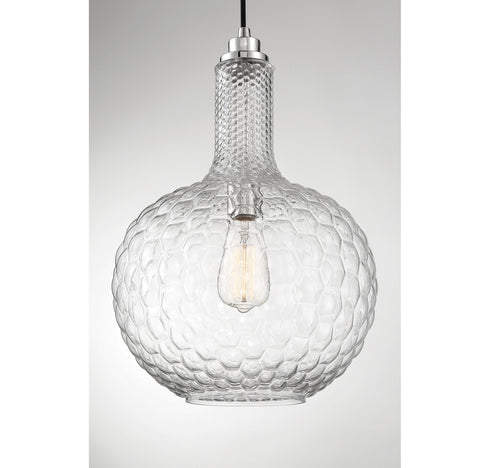 Kantor 1-Light Pendant in Warm Brass