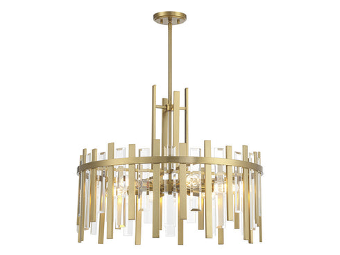 Guillford 6-Light Pendant in Matte Black