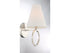 Comptom 1-Light Wall Sconce in Polished Nickel