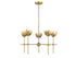 5-Light Chandelier in Matte Black