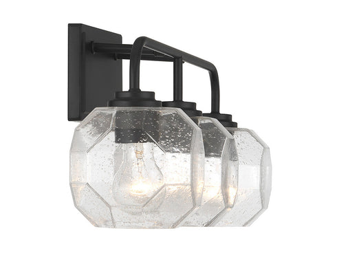 Baldwin 3-Light Bathroom Vanity Light in Satin Nickel