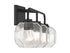 Baldwin 3-Light Bathroom Vanity Light in Satin Nickel