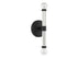 Kingsburg 2-Light Wall Sconce in Matte Black