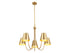 5-Light Chandelier in Matte Black