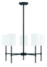 5-Light Chandelier in Bisque White