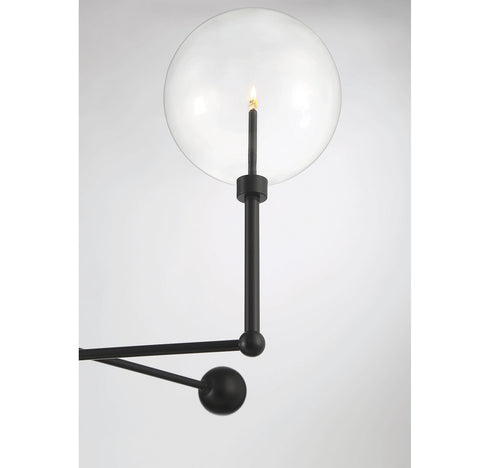 3-Light Chandelier in English Bronze