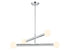 4-Light Chandelier in Matte Black