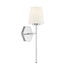 Conover 1-Light Wall Sconce in Satin Nickel