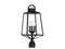 Inglewood 3-Light Outdoor Post Lantern in Black