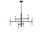 Kingsburg 12-Light Chandelier in Matte Black