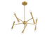 10-Light Chandelier in Chrome
