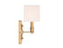 Collins 1-Light Wall Sconce in Polished Nickel