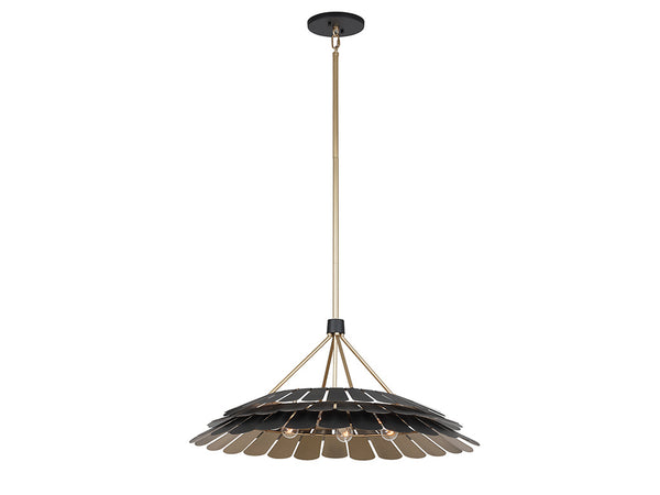 Turaco 6-Light Pendant in Midnight by Breegan Jane