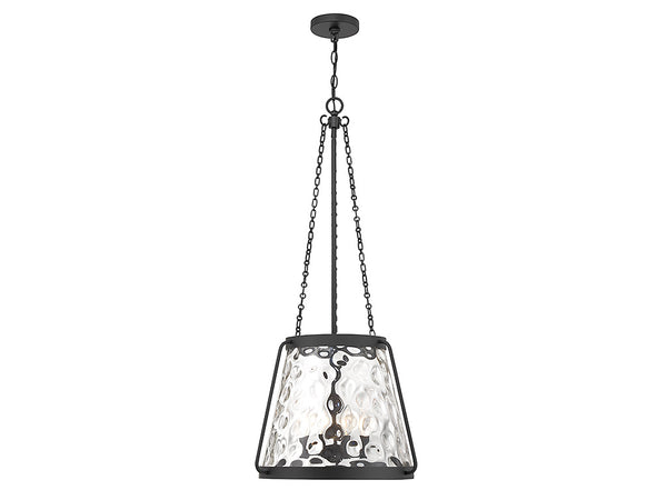 Crawford 4-Light Pendant in Matte Black