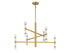 Kingsburg 12-Light Chandelier in Matte Black