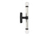 Kingsburg 2-Light Wall Sconce in Matte Black