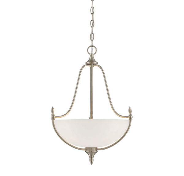 Herndon 3-Light Pendant in Satin Nickel