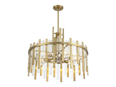 Guillford 6-Light Pendant in Matte Black